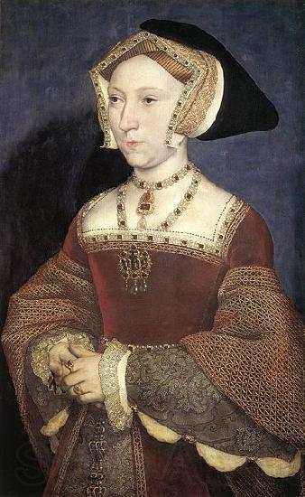 Hans holbein the younger Jane Seymour, Queen of England Norge oil painting art